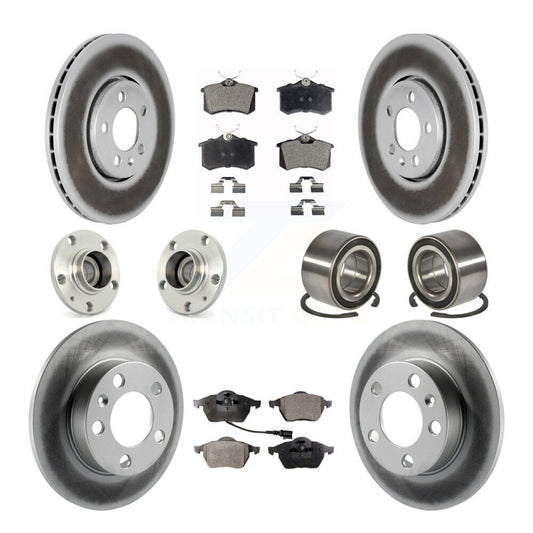 [Avant + Arrière] Kit de Roulement de roue pour 2007-2010 Volkswagen Beetle avec 288mm Diameter Rotor KBB-108304