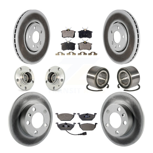 [Avant + Arrière] Kit de Roulement de roue pour 2000-2001 Volkswagen Golf 2.0L avec 288mm Diameter Rotor KBB-108306