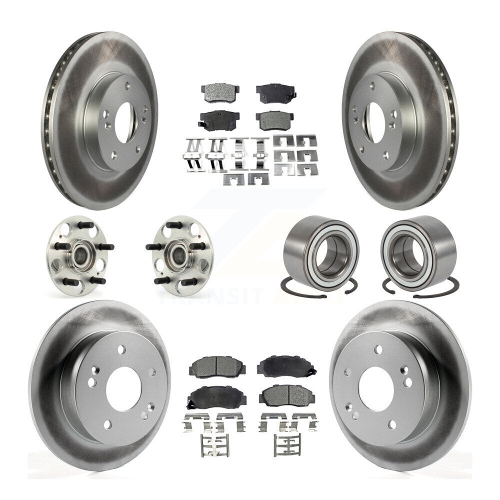 [Avant + Arrière] Kit de Roulement de roue pour 1998-2002 Honda Accord 3.0L avec rear brakes KBB-108313