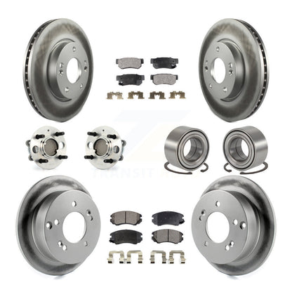 [Avant + Arrière] Kit de Roulement de roue pour 2005 Hyundai Sonata 4-Wheel ABS From 03 01 05 KBB-108331