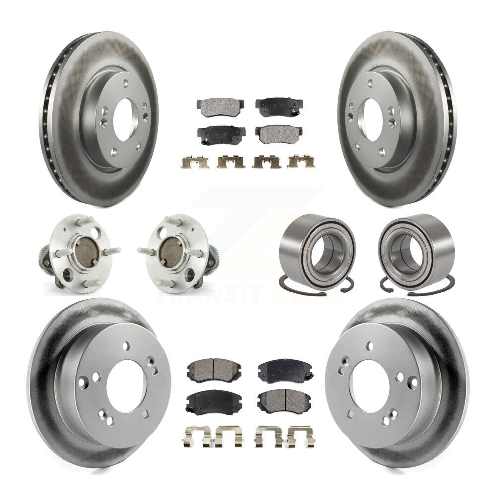 [Avant + Arrière] Kit de Roulement de roue pour 2005 Hyundai Sonata Non-ABS From 03 01 05 KBB-108336