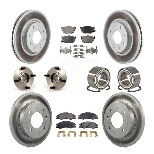 [Avant + Arrière] Kit de Roulement de roue pour 2005-2009 Kia Spectra Spectra5 Non-ABS KBB-108344