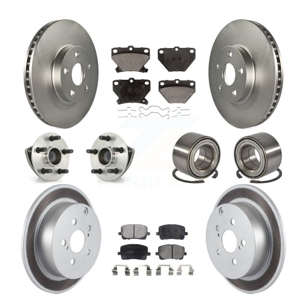 [Avant + Arrière] Kit de Roulement de roue pour Toyota Matrix Pontiac Vibe FWD avec Non-ABS KBB-108353