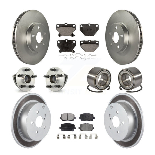 [Avant + Arrière] Kit de Roulement de roue pour Toyota Matrix Pontiac Vibe FWD avec Non-ABS KBB-108353