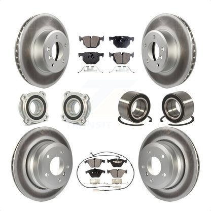 [Avant + Arrière] Kit de Roulement de roue pour BMW 535xi 535i xDrive 525xi KBB-108354 par Transit Auto