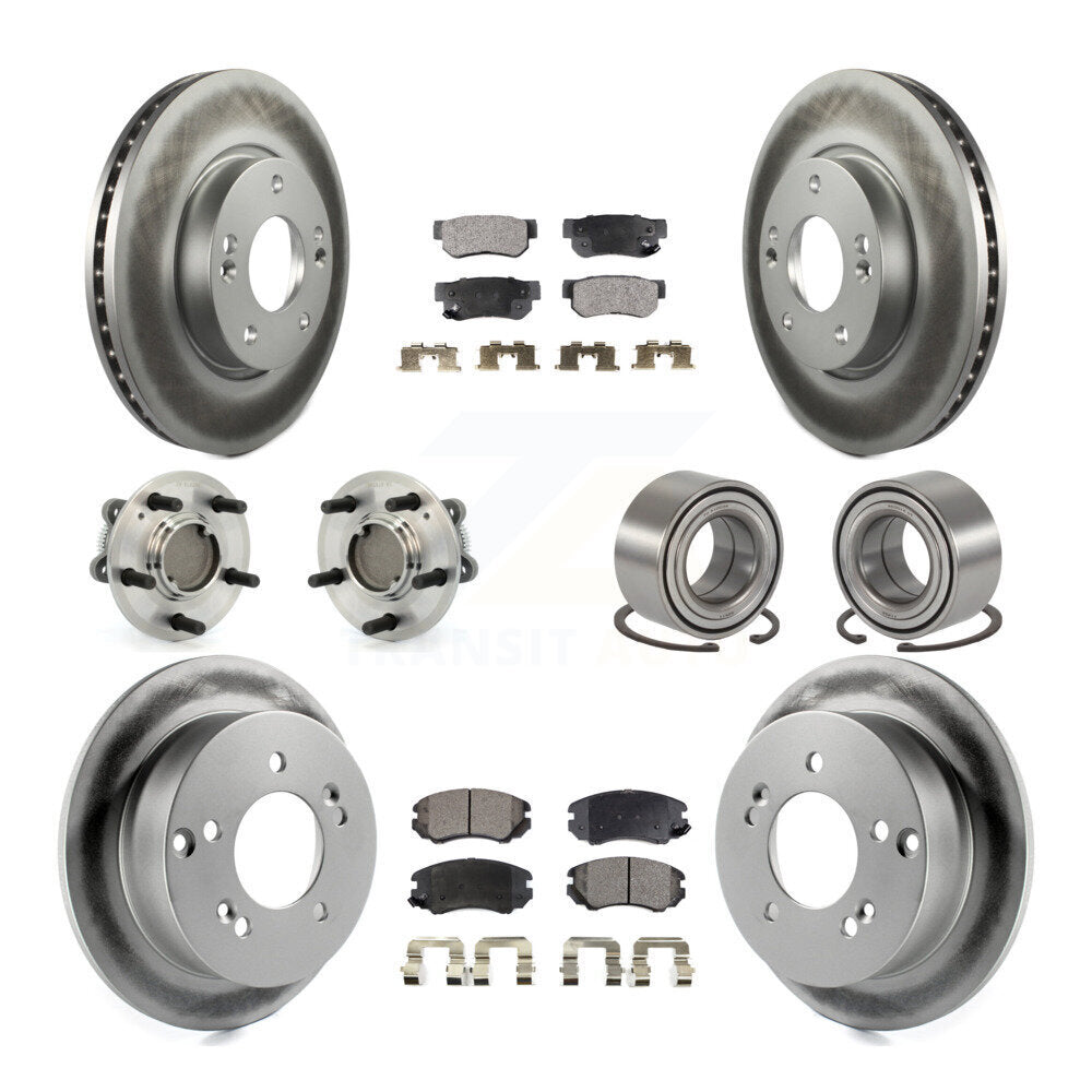[Avant + Arrière] Kit de Roulement de roue pour Hyundai Sonata Kia Optima Magentis KBB-108366