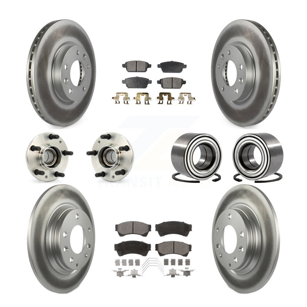 [Avant + Arrière] Kit de Roulement de roue pour Ford Fusion Lincoln MKZ Mercury Milan Mazda 6 Zephyr KBB-108372
