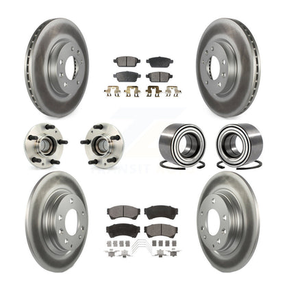 [Avant + Arrière] Kit de Roulement de roue pour Ford Fusion Lincoln MKZ Mercury Milan Mazda 6 Zephyr KBB-108372