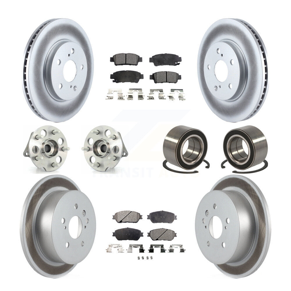 [Avant + Arrière] Kit de Roulement de roue pour 2004-2010 Toyota Sienna AWD KBB-108378