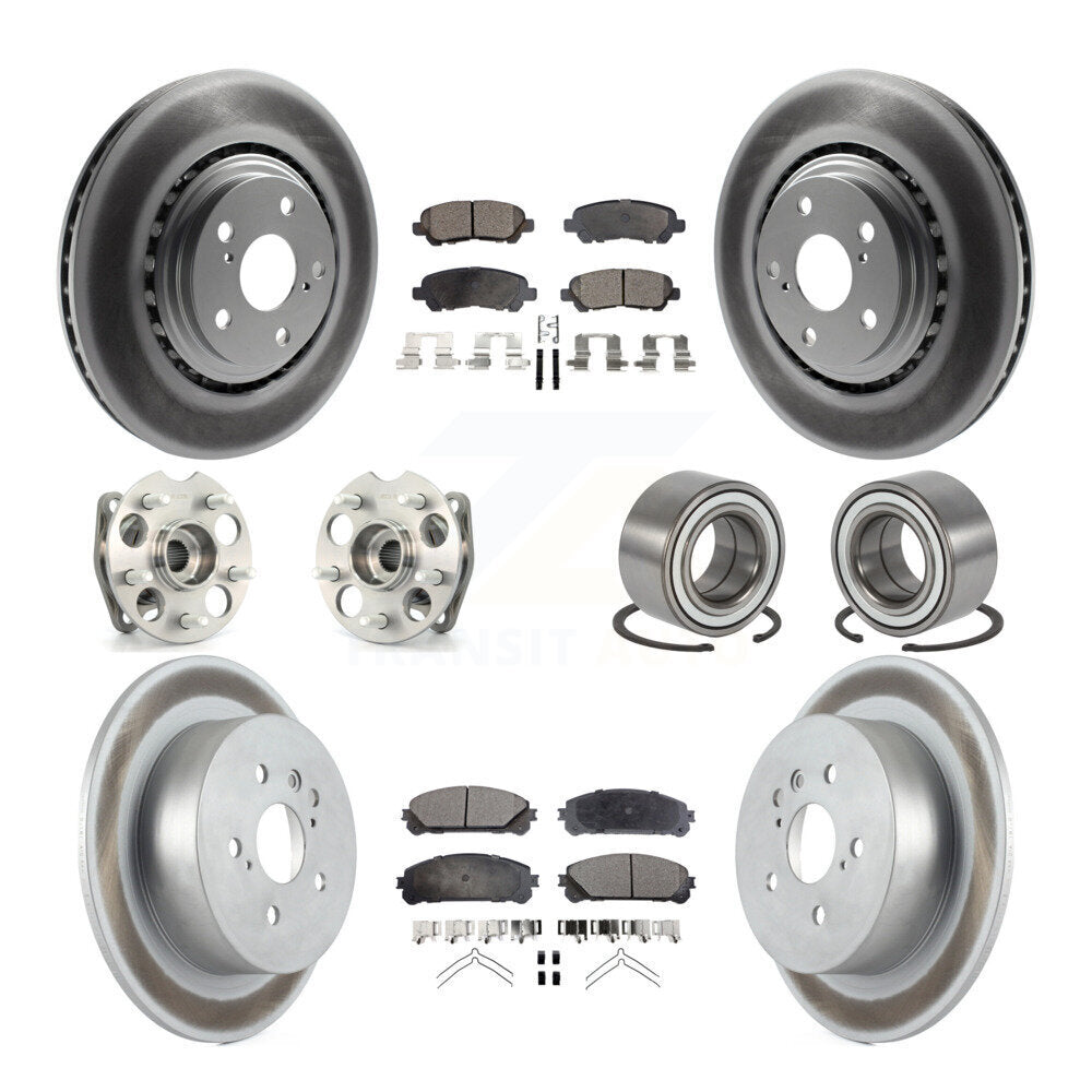 [Avant + Arrière] Kit de Roulement de roue pour 2008-2013 Toyota Highlander AWD KBB-108383