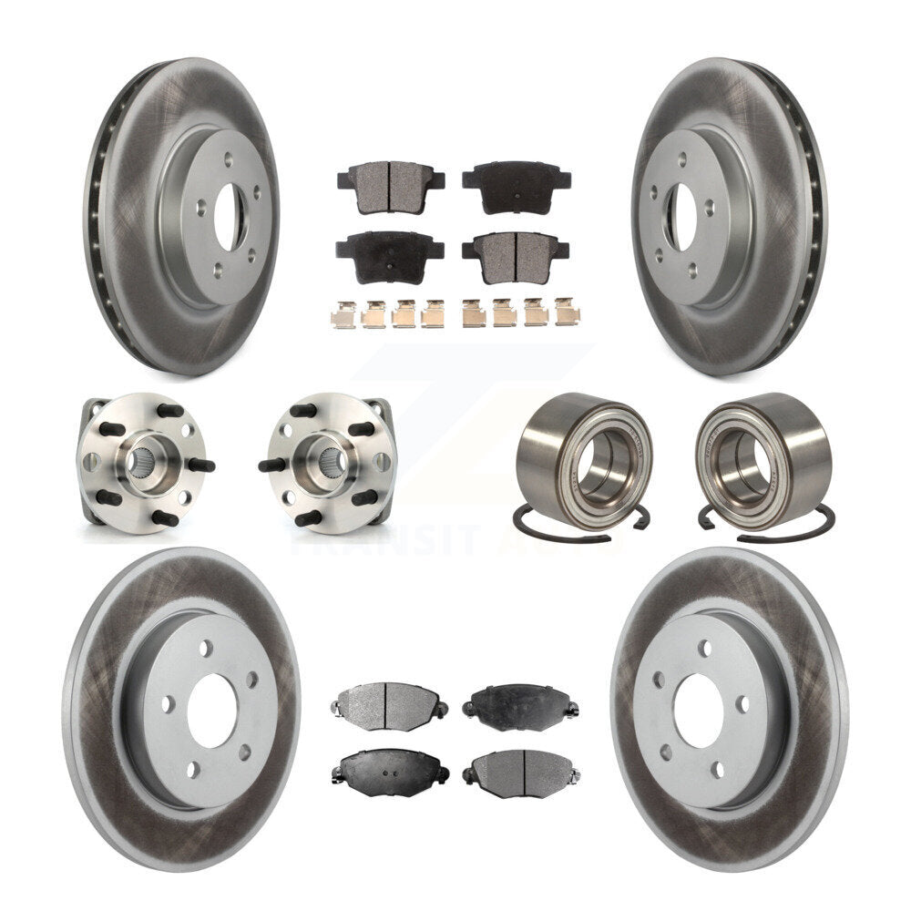 [Avant + Arrière] Kit de Roulement de roue pour 2006-2008 Jaguar X-Type KBB-108390
