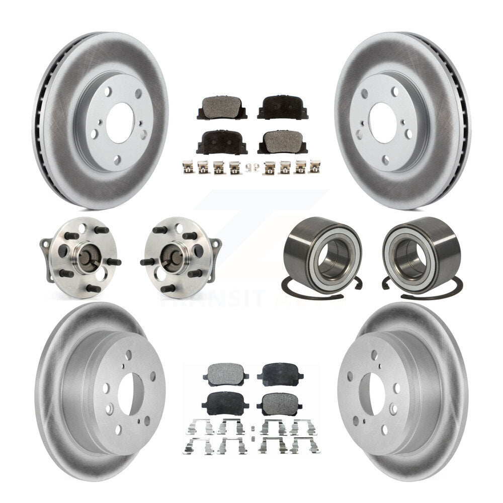 [Avant + Arrière] Kit de Roulement de roue pour 2000-2001 Toyota Camry 3.0L avec 4-Wheel ABS Vehicles Manufactured In Japan KBB-108393