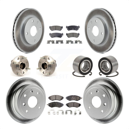 [Avant + Arrière] Kit de Roulement de roue pour Suzuki Forenza Reno Chevrolet Optra 4-Wheel ABS KBB-108394 par Transit Auto