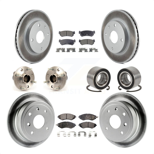 [Avant + Arrière] Kit de Roulement de roue pour Suzuki Forenza Reno Chevrolet Optra 4-Wheel ABS KBB-108394 par Transit Auto