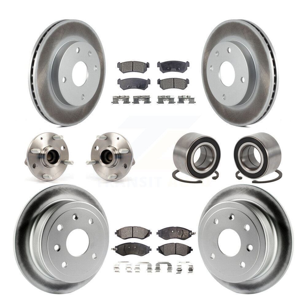 [Avant + Arrière] Kit de Roulement de roue pour Suzuki Forenza Reno Chevrolet Optra Non-ABS KBB-108397