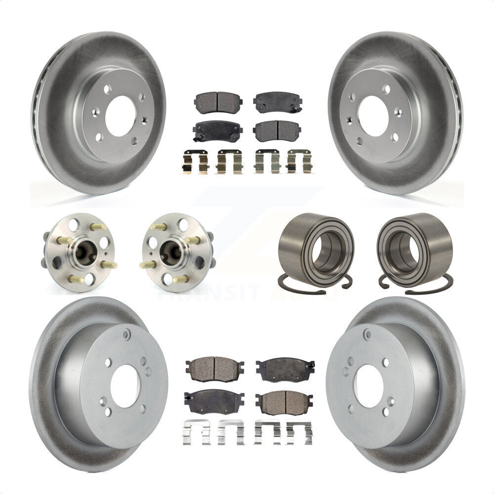 [Avant + Arrière] Kit de Roulement de roue pour Hyundai Accent Kia Rio Rio5 KBB-108402 par Transit Auto