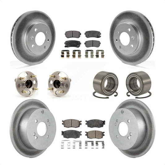 [Avant + Arrière] Kit de Roulement de roue pour Hyundai Accent Kia Rio Rio5 Non-ABS KBB-108404 par Transit Auto