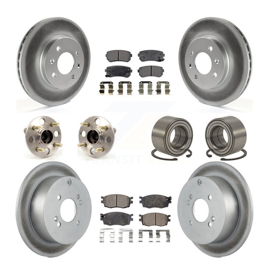 [Avant + Arrière] Kit de Roulement de roue pour Hyundai Accent Kia Rio Rio5 Non-ABS KBB-108404