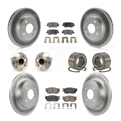 [Avant + Arrière] Kit de Roulement de roue pour 2011 Hyundai Accent Non-ABS KBB-108405