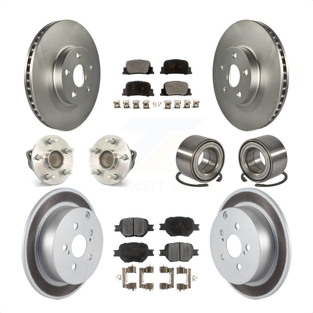 [Avant + Arrière] Kit de Roulement de roue pour 2005-2010 Scion tC KBB-108410 par Transit Auto