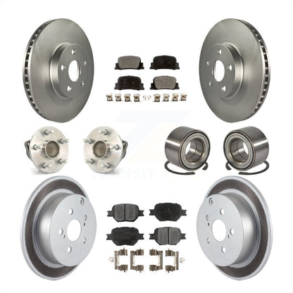 [Avant + Arrière] Kit de Roulement de roue pour 2005-2010 Scion tC KBB-108410 par Transit Auto