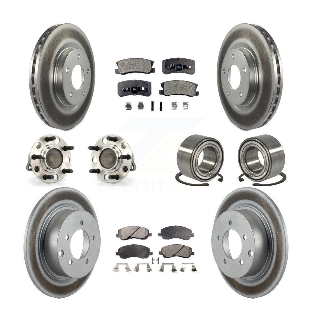 [Avant + Arrière] Kit de Roulement de roue pour Jeep Patriot Compass avec 302mm Diameter Rotor FWD KBB-108415