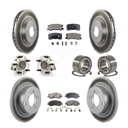 [Avant + Arrière] Kit de Roulement de roue pour Jeep Patriot Compass avec 302mm Diameter Rotor FWD KBB-108415