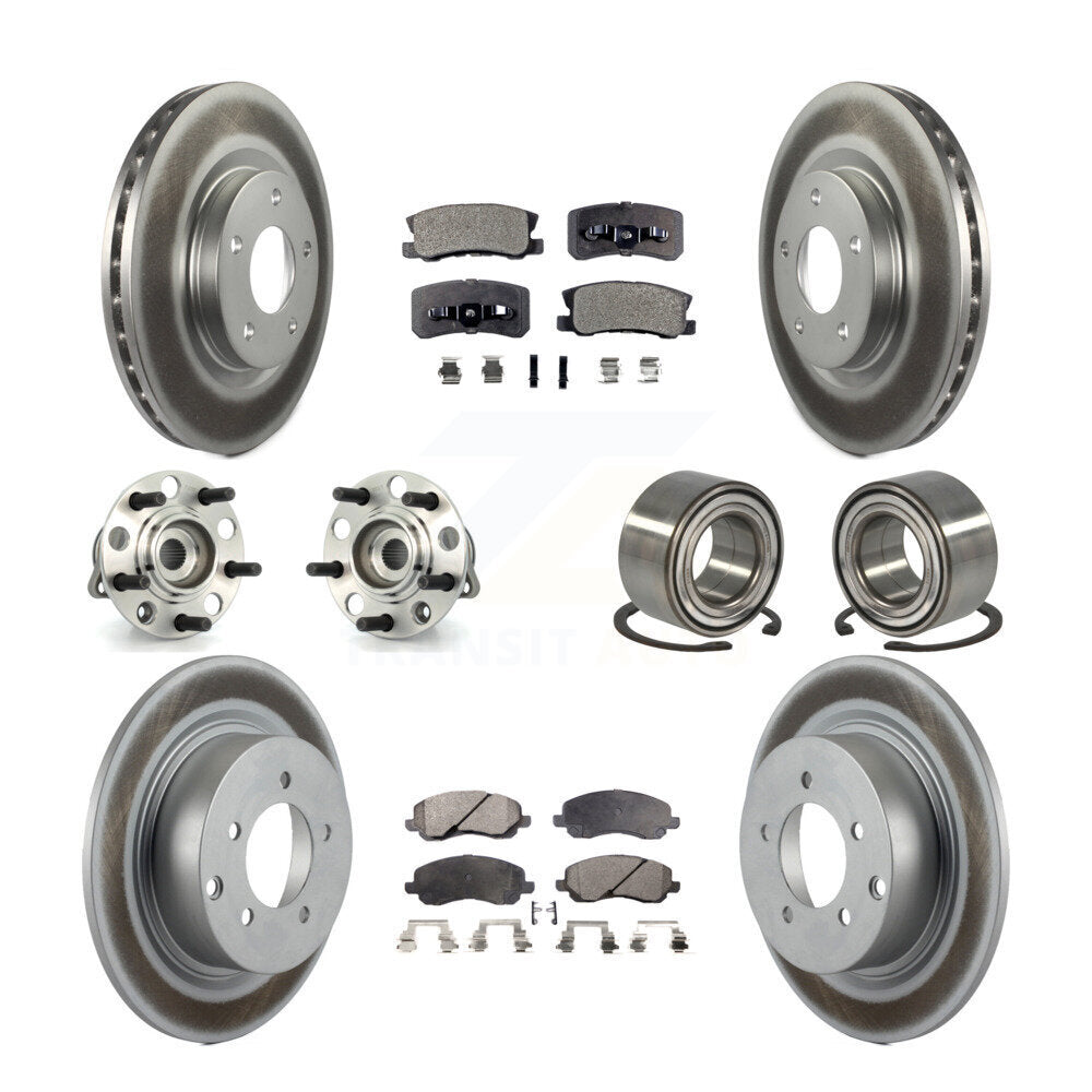[Avant + Arrière] Kit de Roulement de roue pour Jeep Patriot Compass avec 302mm Diameter Rotor KBB-108418