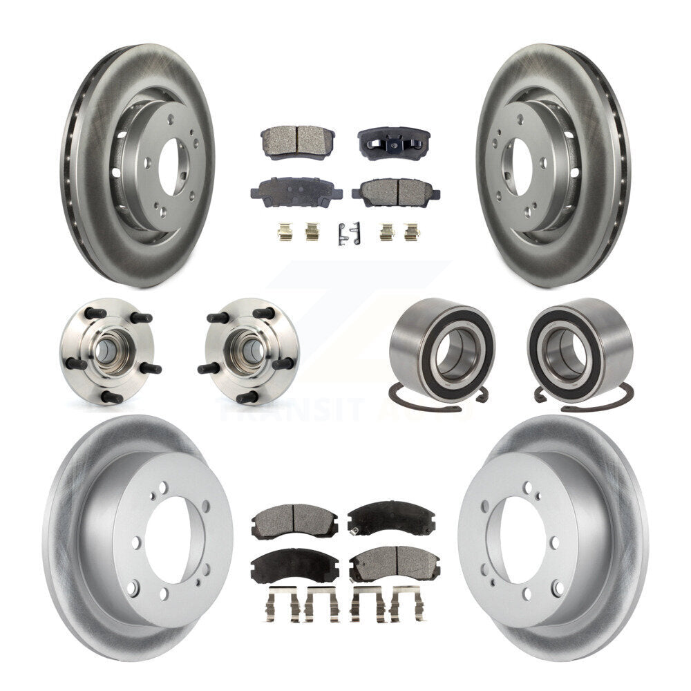 [Avant + Arrière] Kit de Roulement de roue pour 2005-2006 Mitsubishi Outlander FWD KBB-108422