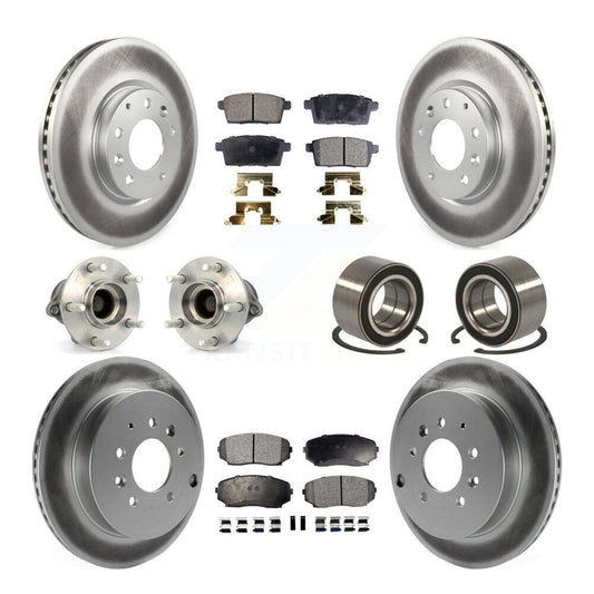 [Avant + Arrière] Kit de Roulement de roue pour 2007-2012 Mazda CX-7 FWD KBB-108445