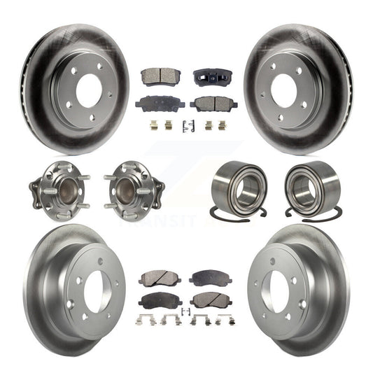 [Avant + Arrière] Kit de Roulement de roue pour 2008-2009 Mitsubishi Lancer DE avec FWD Non-ABS KBB-108456