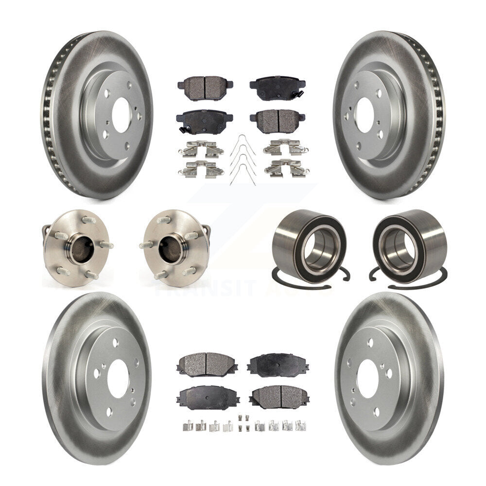[Avant + Arrière] Kit de Roulement de roue pour 2009-2013 Toyota Matrix S avec FWD 2.4L KBB-108478