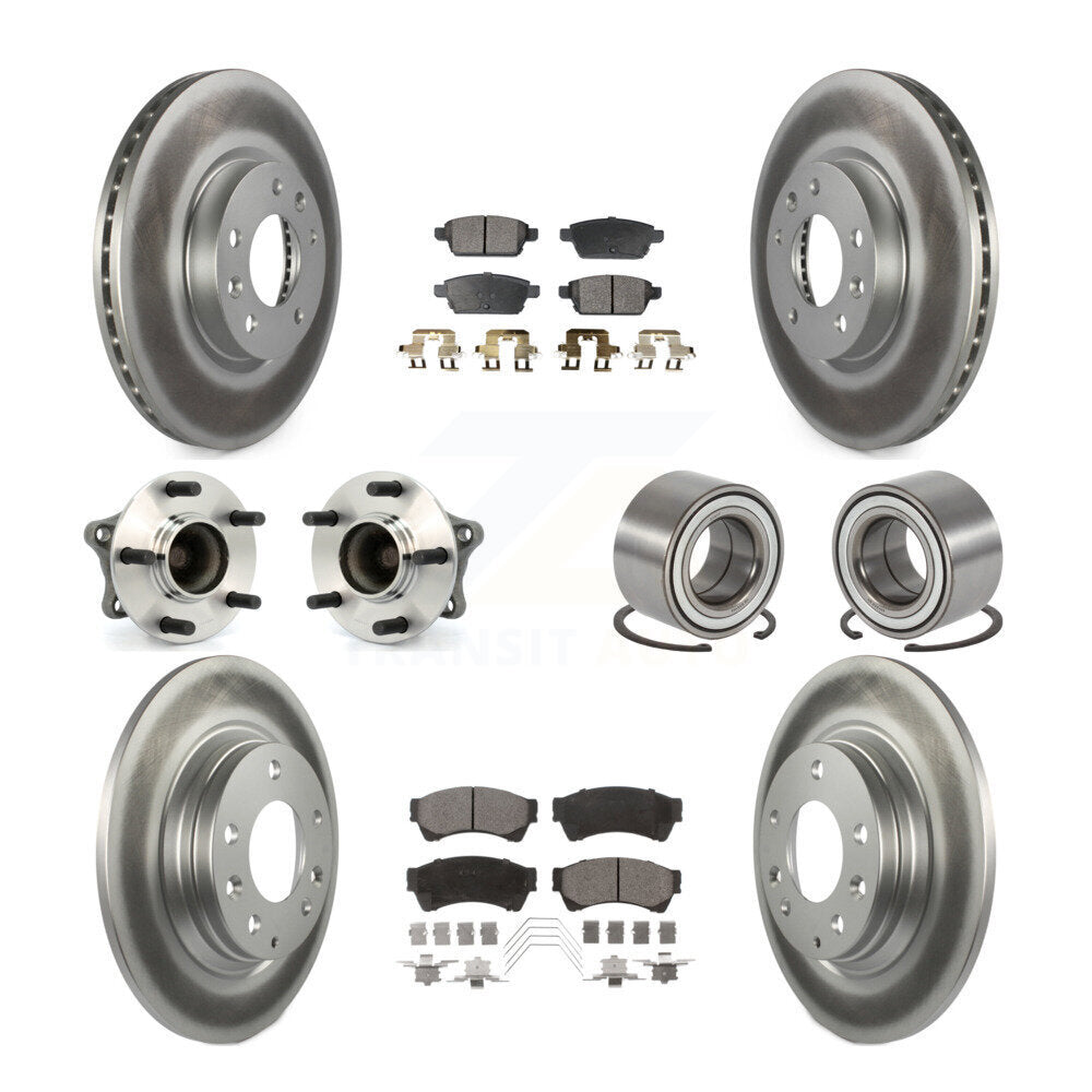 [Avant + Arrière] Kit de Roulement de roue pour 2009-2013 Mazda 6 3.7L KBB-108480