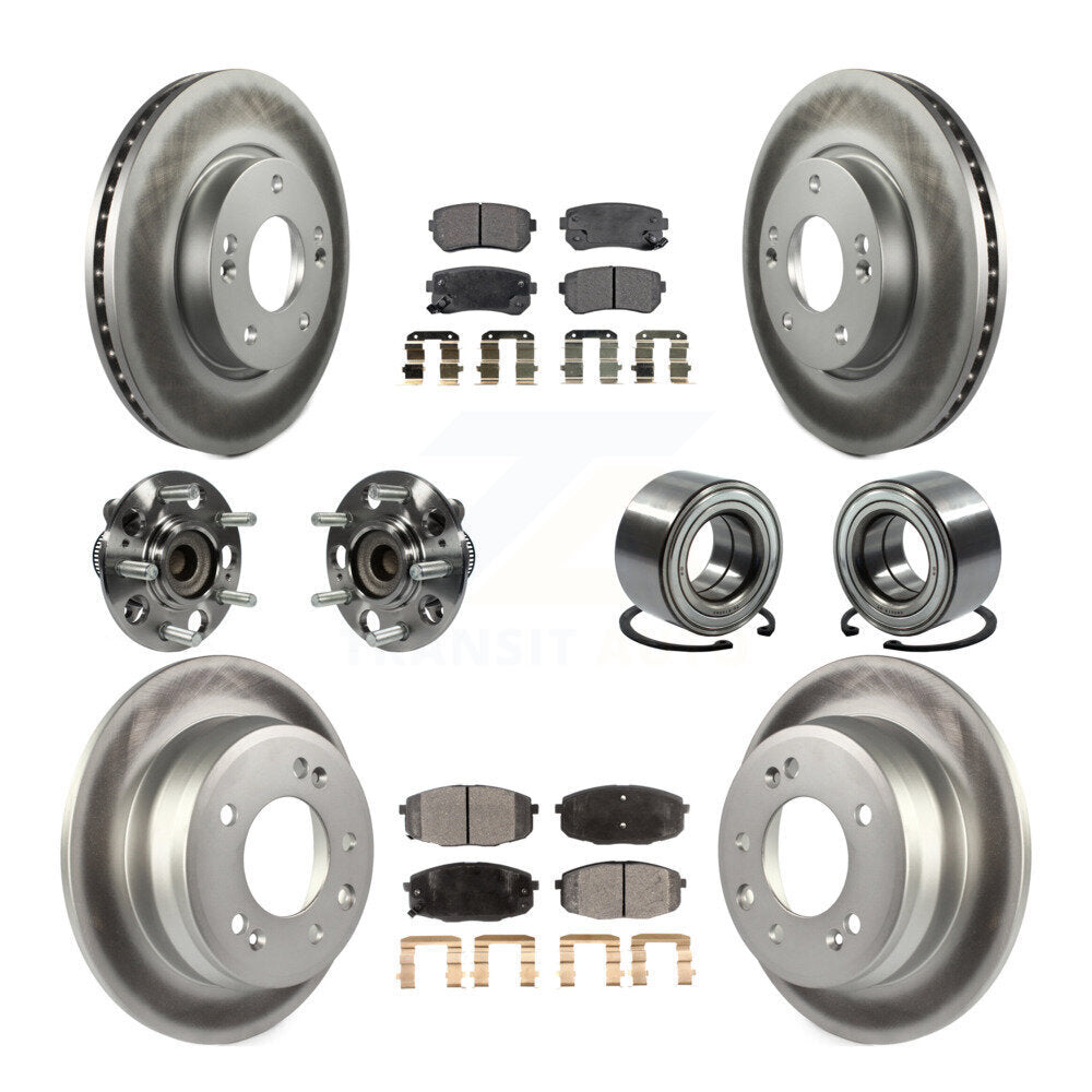 [Avant + Arrière] Kit de Roulement de roue pour 2010 Hyundai Elantra Hatchback avec Non-ABS KBB-108481