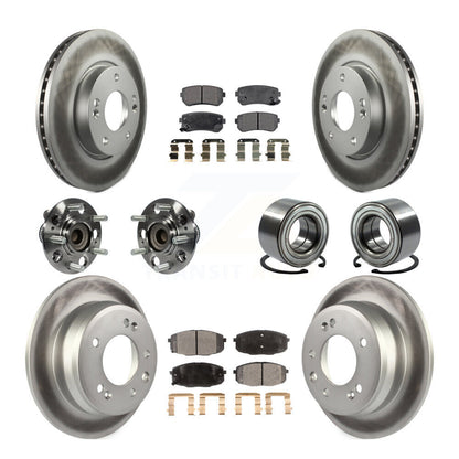 [Avant + Arrière] Kit de Roulement de roue pour 2010 Hyundai Elantra Hatchback avec Non-ABS KBB-108481