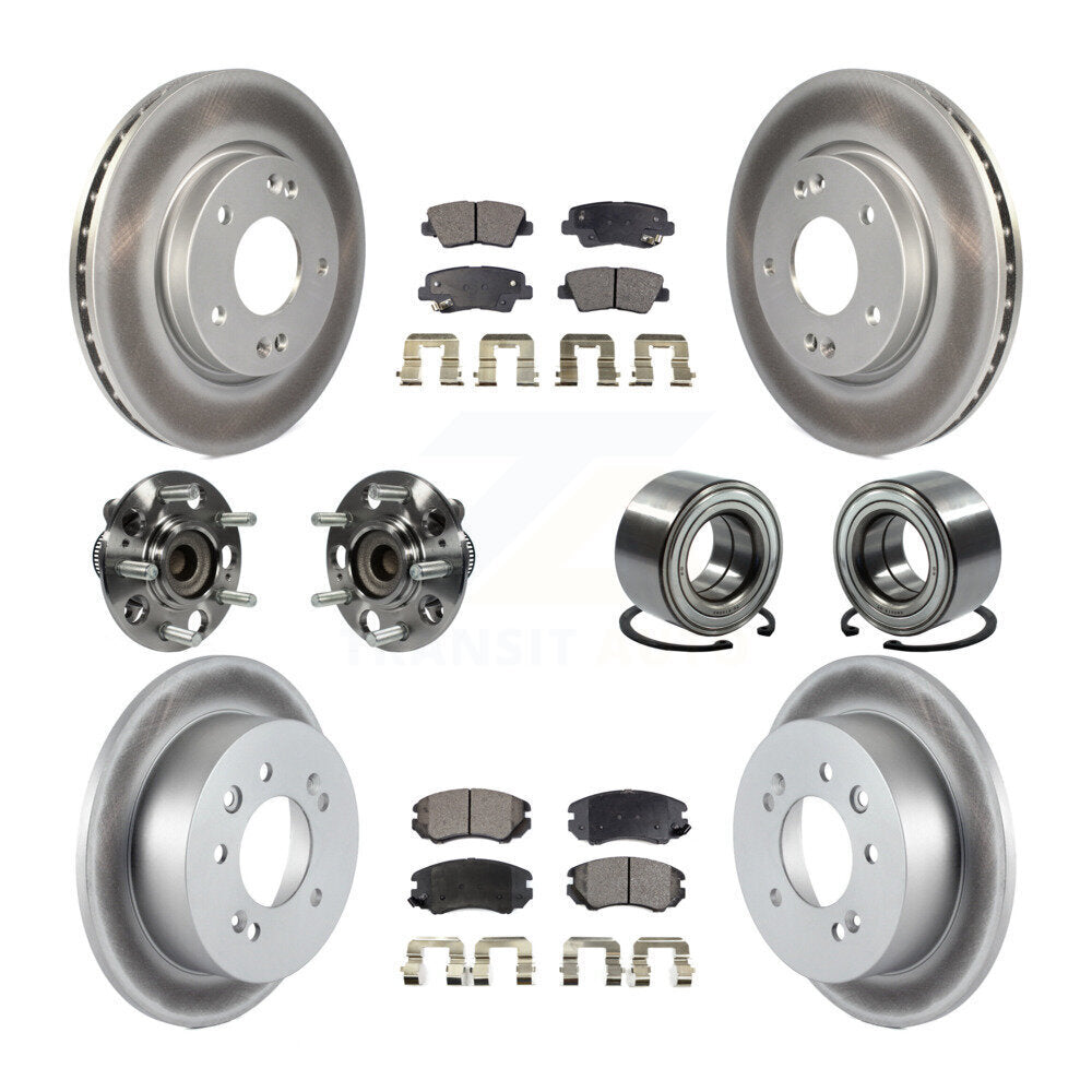 [Avant + Arrière] Kit de Roulement de roue pour 2010 Hyundai Elantra Sedan avec Non-ABS From 03 23 10 KBB-108482