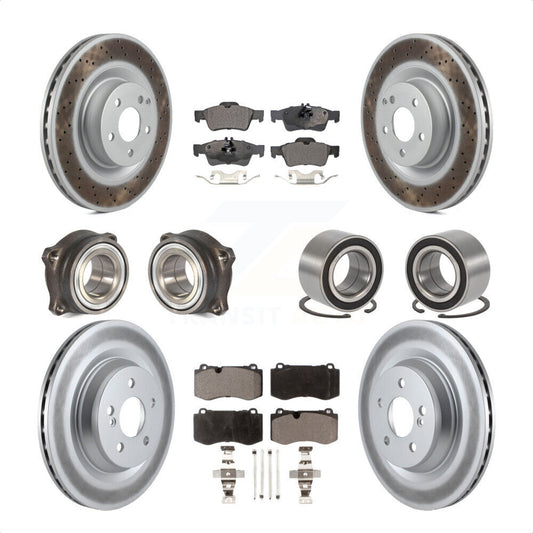 [Avant + Arrière] Kit de Roulement de roue pour 2009 Mercedes-Benz S450 sans Sport Package KBB-108486 par Transit Auto