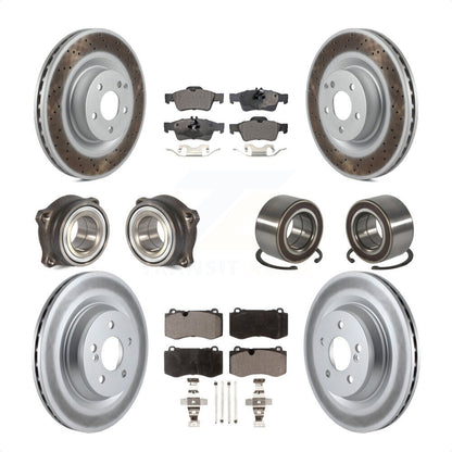 [Avant + Arrière] Kit de Roulement de roue pour Mercedes-Benz S550 CL550 S350 KBB-108488 par Transit Auto