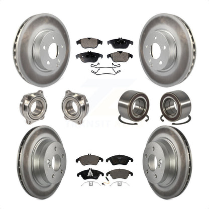 [Avant + Arrière] Kit de Roulement de roue pour 2014 Mercedes-Benz E350 Convertible Coupe avec 322mm Diameter Rotor KBB-108495 par Transit Auto