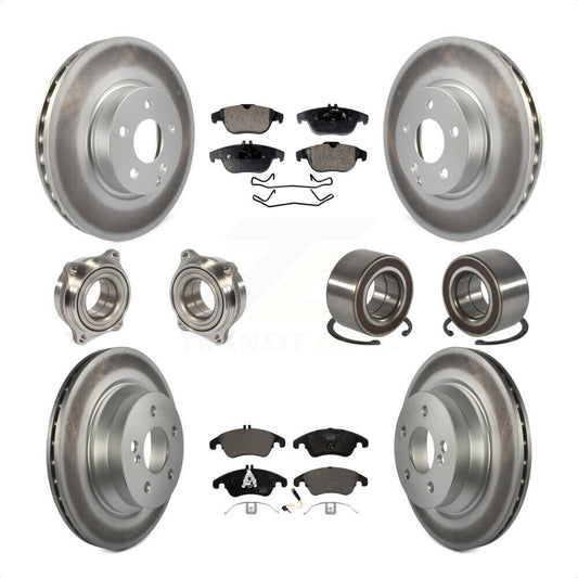 [Avant + Arrière] Kit de Roulement de roue pour 2014 Mercedes-Benz E350 Convertible Coupe avec 322mm Diameter Rotor KBB-108495 par Transit Auto