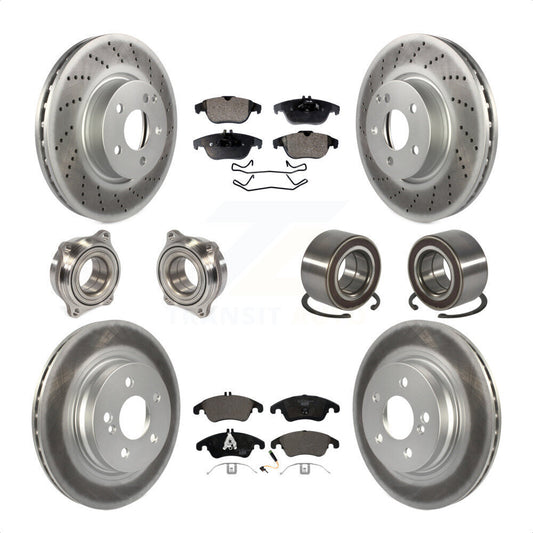[Avant + Arrière] Kit de Roulement de roue pour Mercedes-Benz E350 C300 C350 KBB-108498 par Transit Auto