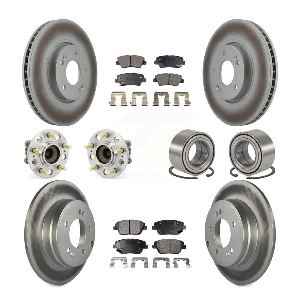 [Avant + Arrière] Kit de Roulement de roue pour Hyundai Sonata Kia Optima KBB-108515
