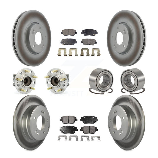 [Avant + Arrière] Kit de Roulement de roue pour Hyundai Sonata Kia Optima KBB-108515