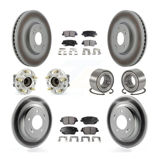 [Avant + Arrière] Kit de Roulement de roue pour 2013 Kia Optima 2.4L avec Electric Parking KBB-108516