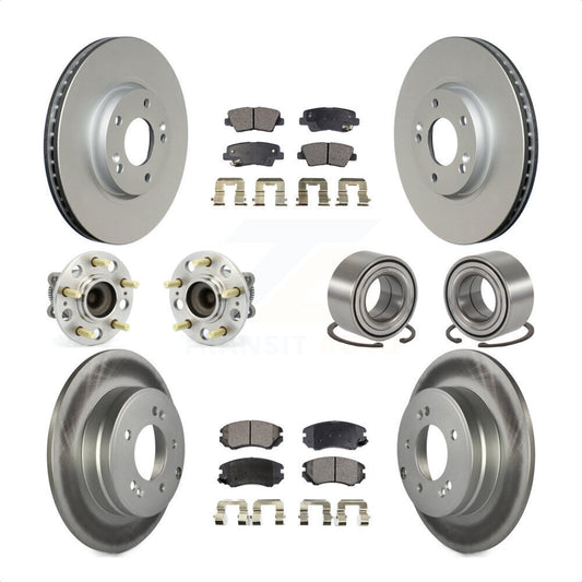 [Avant + Arrière] Kit de Roulement de roue pour 2010 Hyundai Sonata 3.3L KBB-108517 par Transit Auto