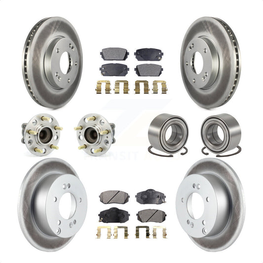 [Avant + Arrière] Kit de Roulement de roue pour 2008-2009 Kia Rondo KBB-108518 par Transit Auto