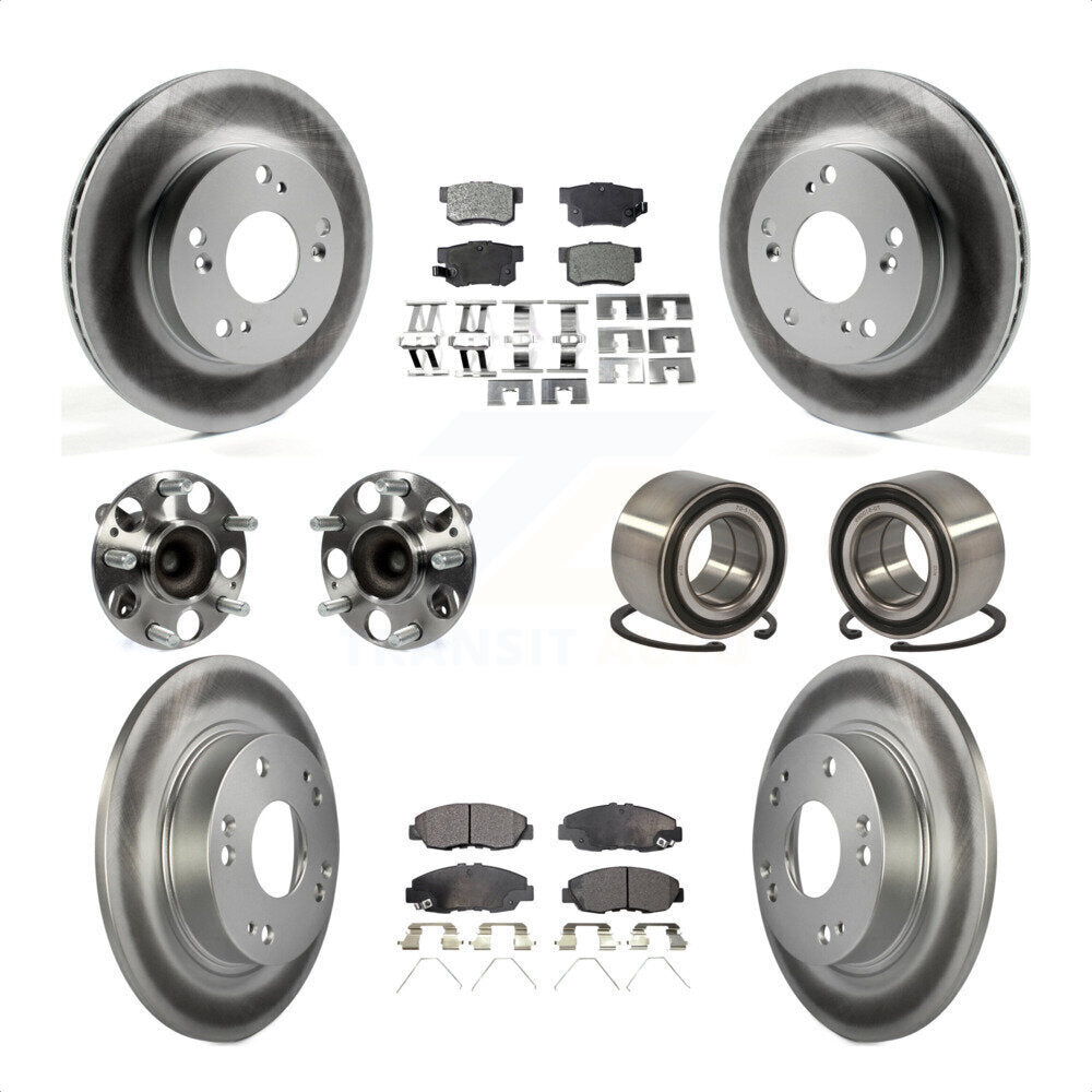 [Avant + Arrière] Kit de Roulement de roue pour 2012 Honda Civic LX Vehicles Manufactured In Canada KBB-108541 par Transit Auto