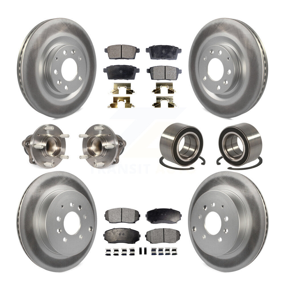 [Avant + Arrière] Kit de Roulement de roue pour 2007-2015 Mazda CX-9 FWD KBB-108542