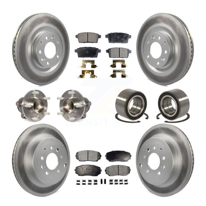 [Avant + Arrière] Kit de Roulement de roue pour 2007-2015 Mazda CX-9 FWD KBB-108542