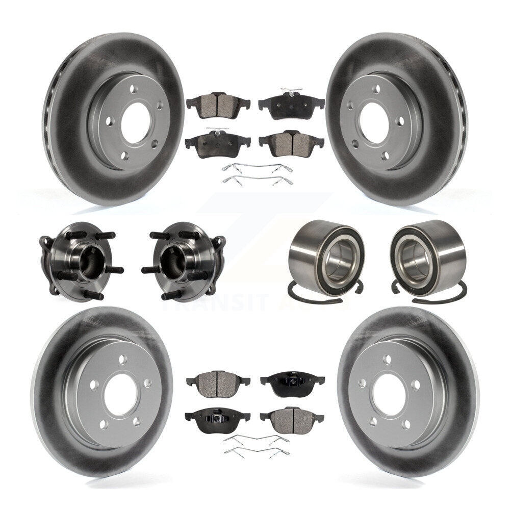 [Avant + Arrière] Kit de Roulement de roue pour Ford Focus sans Active Park Assist KBB-108544